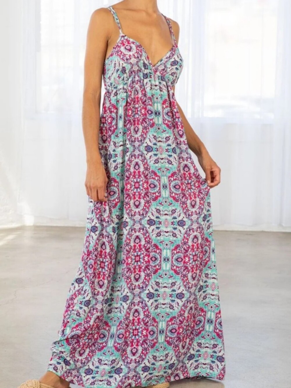 LoveStitch Maxi Dress L NWT